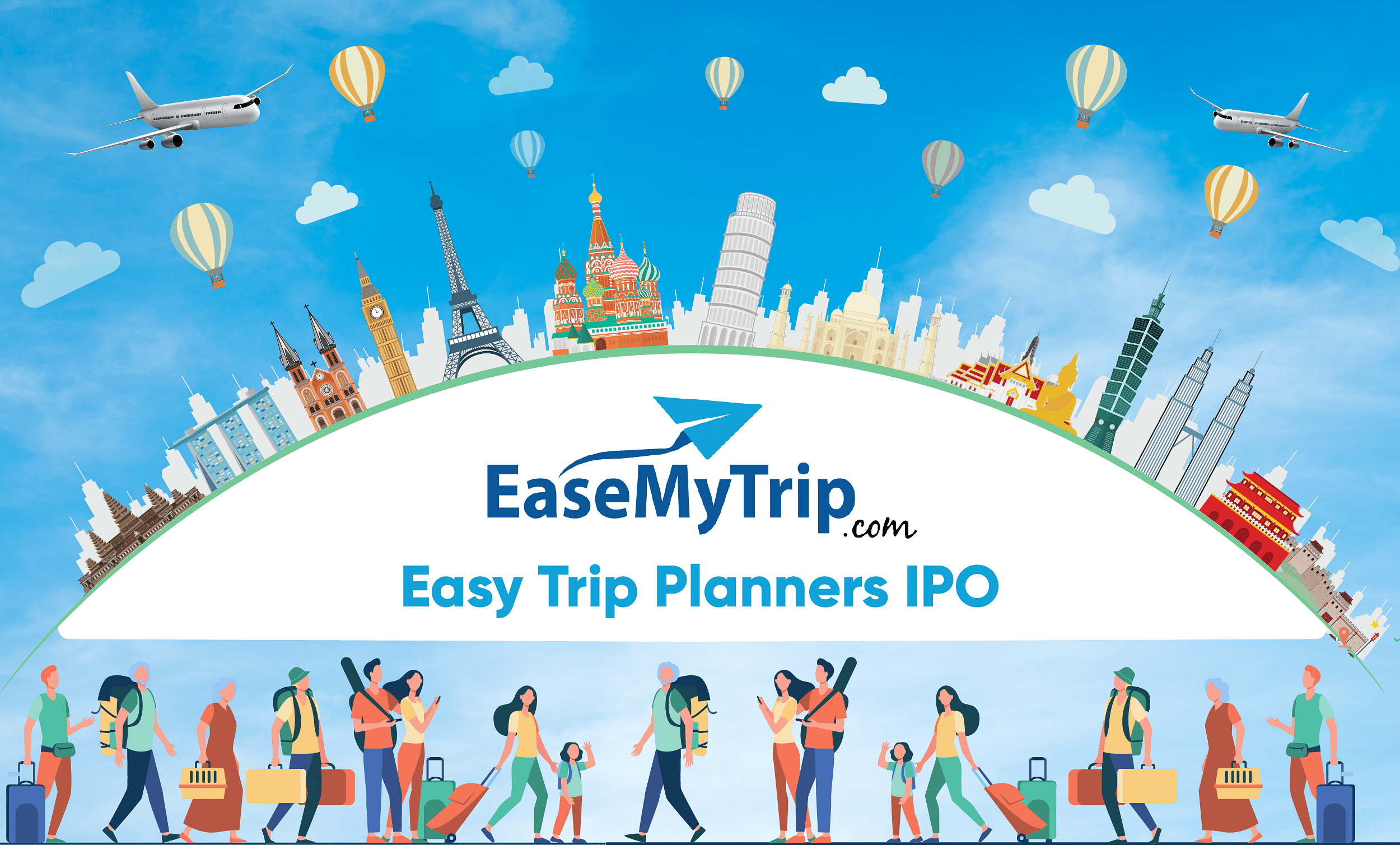 Hong Kong. 12th Feb, 2019. In this photo illustration a Indian online  travel agency company EaseMyTrip logo is seen on an android mobile device  with an ascent growth chart in the background.